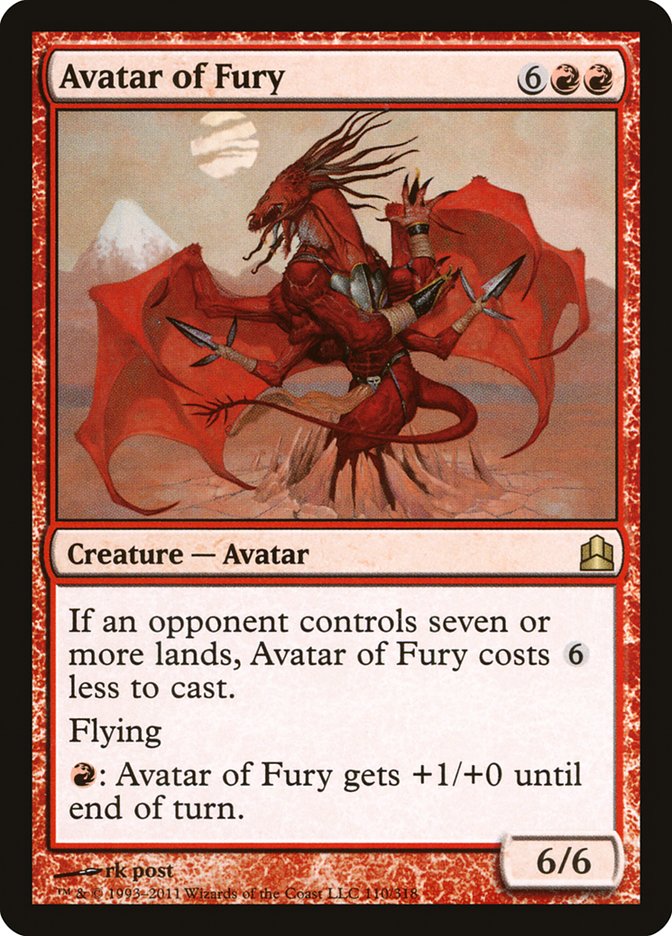 Avatar of Fury [Commander 2011] | Gamer Loot