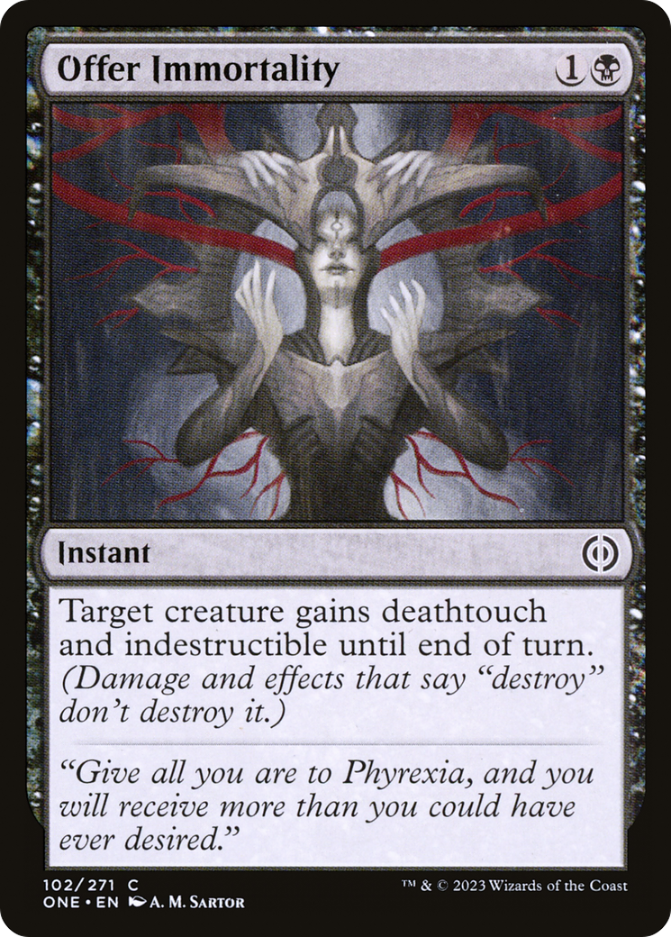 Offer Immortality [Phyrexia: All Will Be One] | Gamer Loot