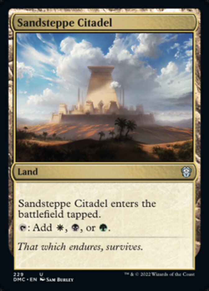 Sandsteppe Citadel [Dominaria United Commander] | Gamer Loot