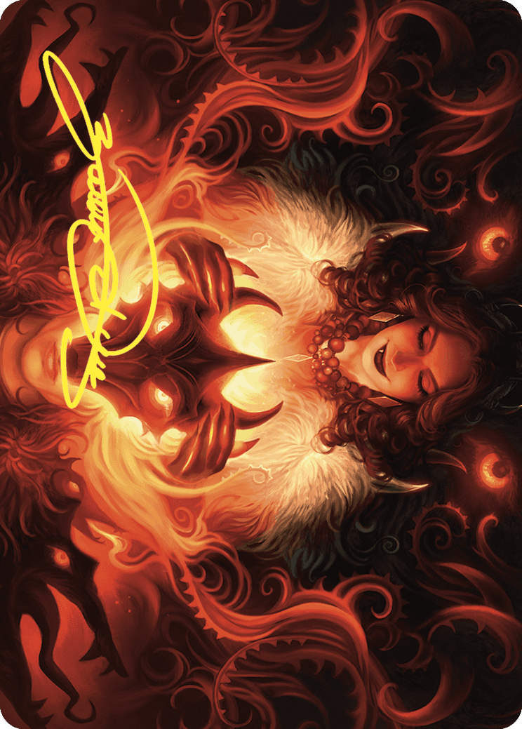 Witch's Mark Art Card (Gold-Stamped Signature) [Wilds of Eldraine Art Series] | Gamer Loot