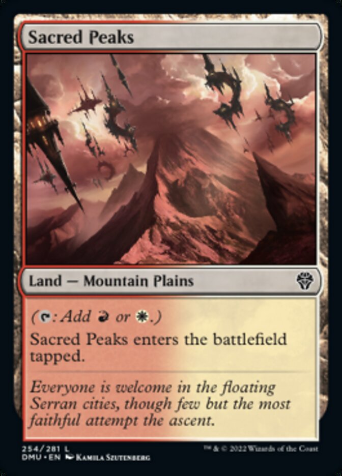 Sacred Peaks [Dominaria United] | Gamer Loot