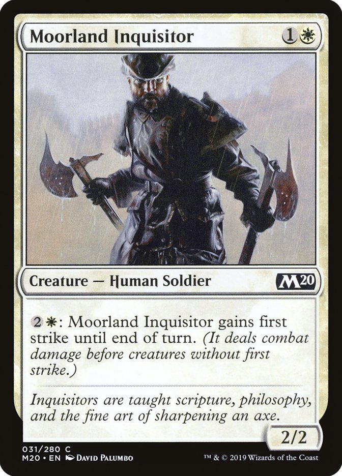 Moorland Inquisitor [Core Set 2020] | Gamer Loot