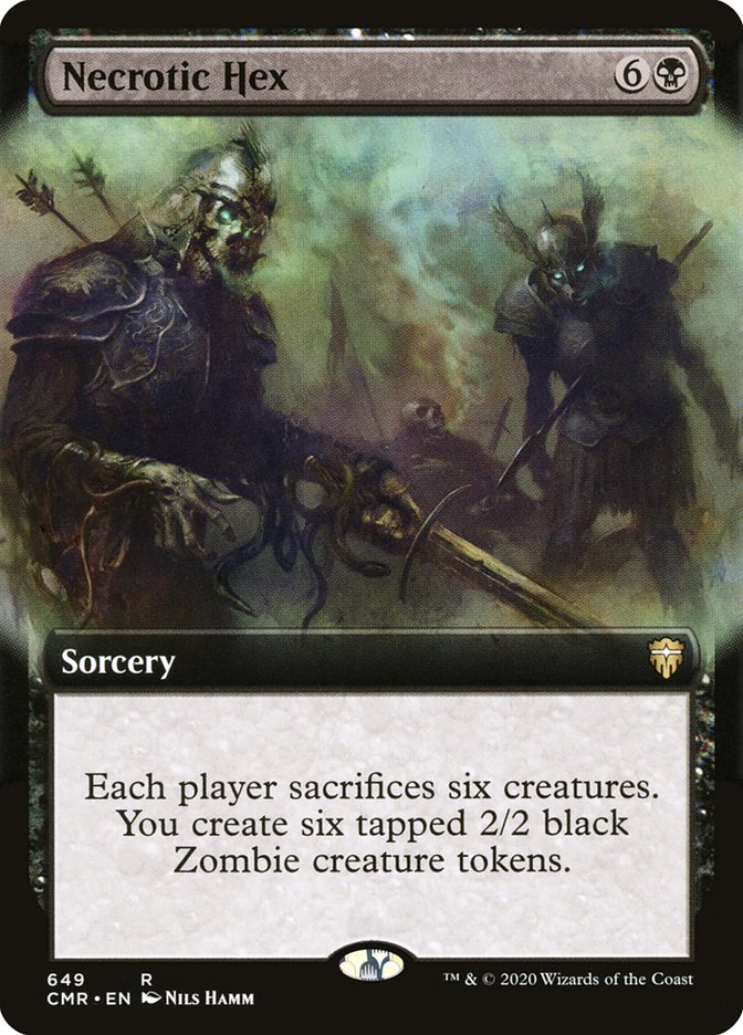 Necrotic Hex (Extended) [Commander Legends] | Gamer Loot