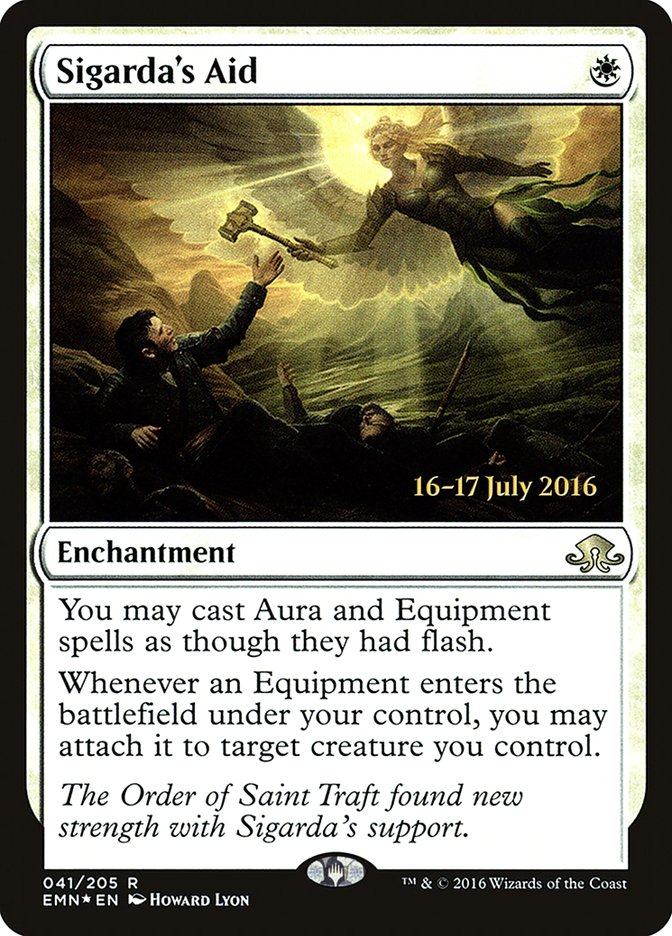 Sigarda's Aid  [Eldritch Moon Prerelease Promos] | Gamer Loot