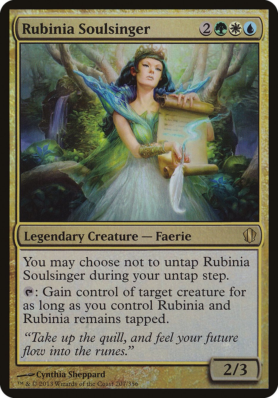 Rubinia Soulsinger (Oversized) [Commander 2013 Oversized] | Gamer Loot