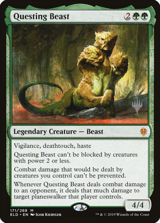 Questing Beast (Promo Pack) [Throne of Eldraine Promos] | Gamer Loot