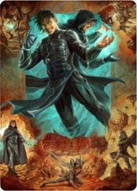 Jace, Mirror Mage 2 Art Card [Zendikar Rising Art Series] | Gamer Loot