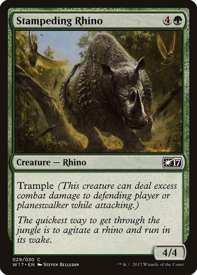 Stampeding Rhino [Welcome Deck 2017] | Gamer Loot