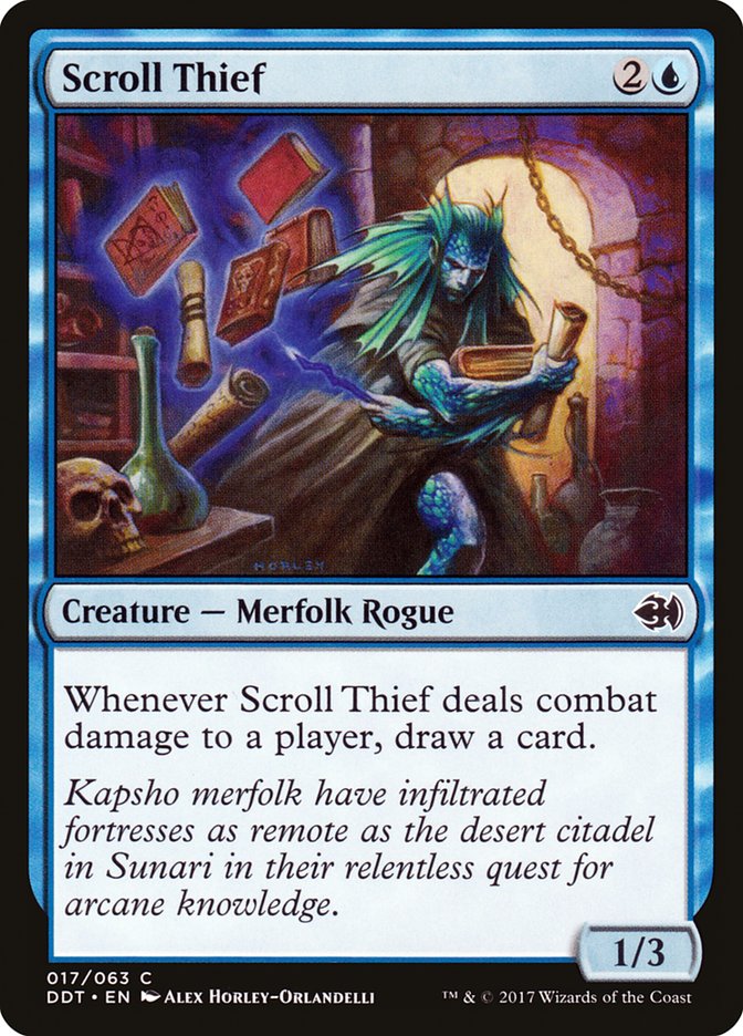 Scroll Thief [Duel Decks: Merfolk vs. Goblins] | Gamer Loot