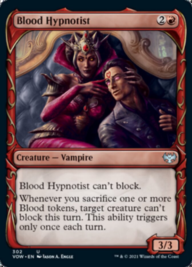 Blood Hypnotist (Showcase Fang Frame) [Innistrad: Crimson Vow] | Gamer Loot