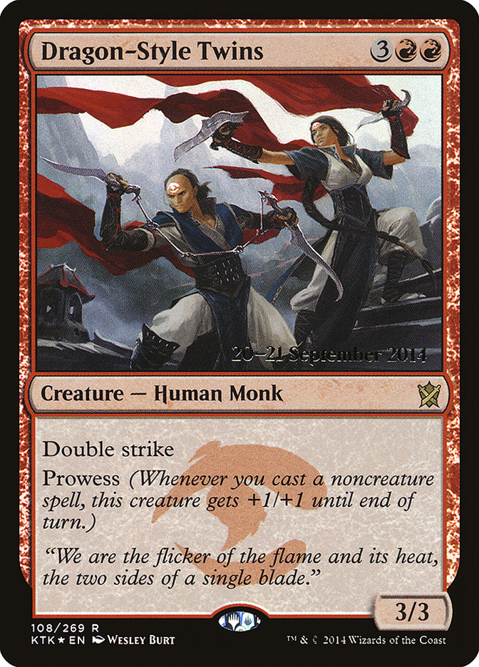 Dragon-Style Twins  [Khans of Tarkir Prerelease Promos] | Gamer Loot