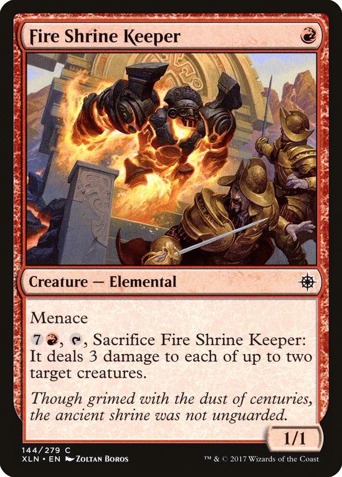 Fire Shrine Keeper [Ixalan] | Gamer Loot