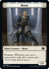 Wrenn and Six Emblem // Monk Double-sided Token [Double Masters 2022 Tokens] | Gamer Loot