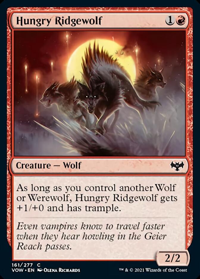 Hungry Ridgewolf [Innistrad: Crimson Vow] | Gamer Loot