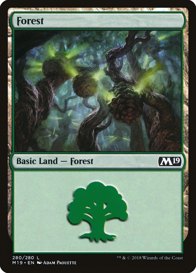 Forest (280) [Core Set 2019] | Gamer Loot