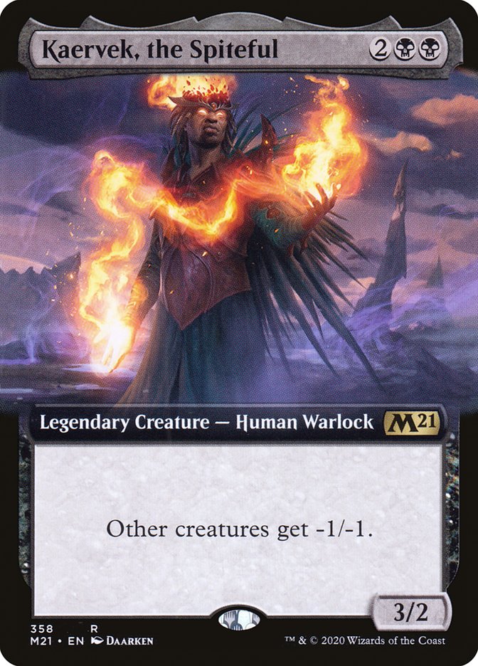 Kaervek, the Spiteful (Extended) [Core Set 2021] | Gamer Loot