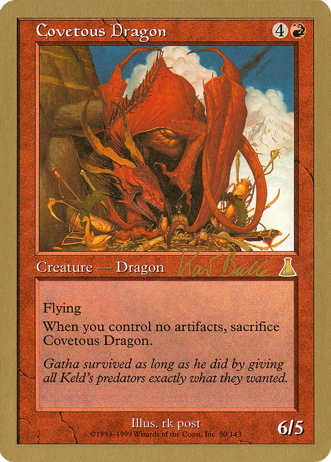 Covetous Dragon (Kai Budde) [World Championship Decks 1999] | Gamer Loot