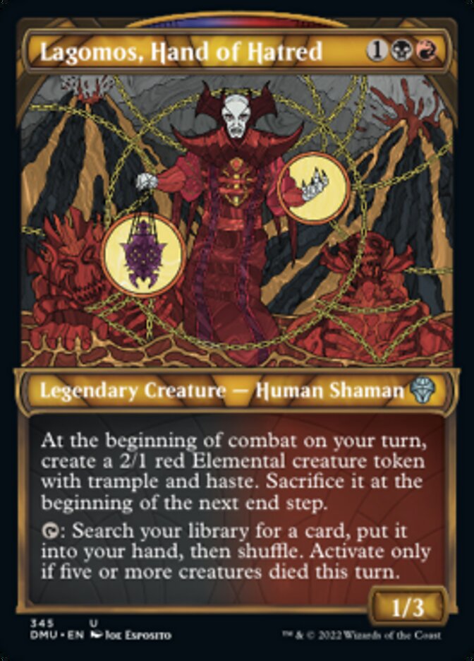 Lagomos, Hand of Hatred (Showcase Textured) [Dominaria United] | Gamer Loot