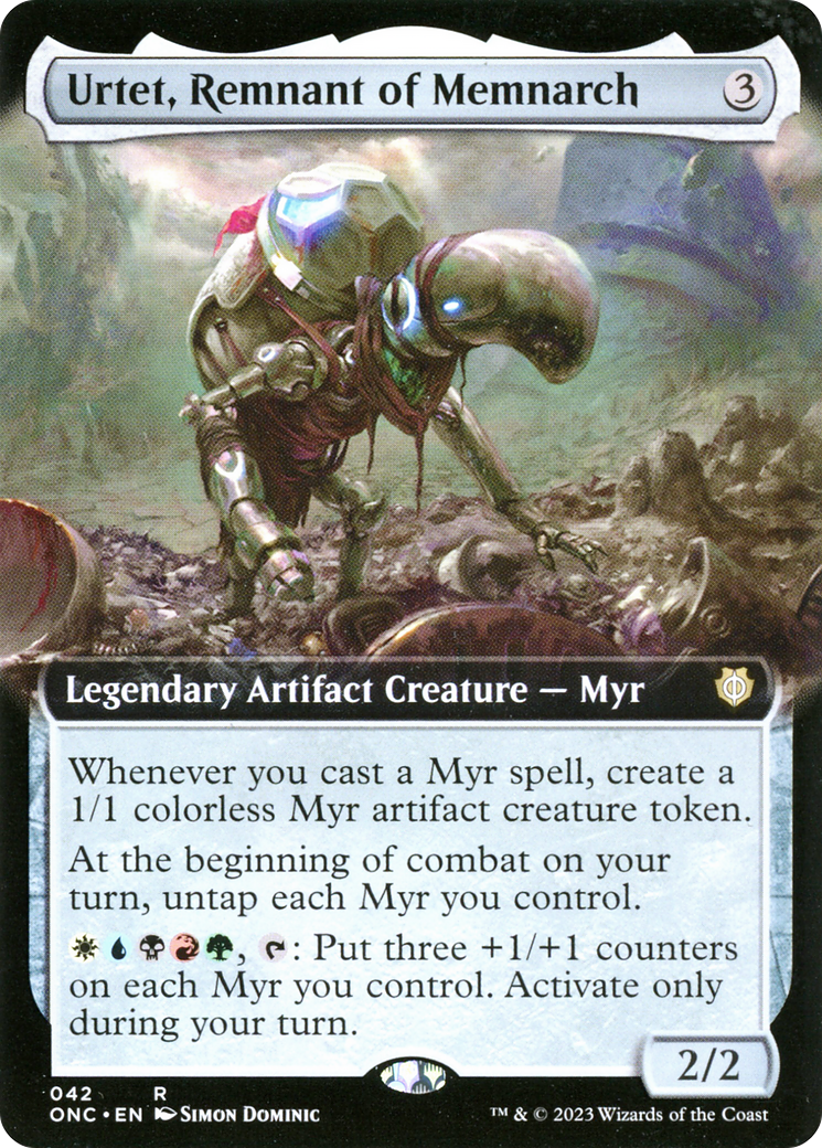 Urtet, Remnant of Memnarch (Extended Art) [Phyrexia: All Will Be One Commander] | Gamer Loot