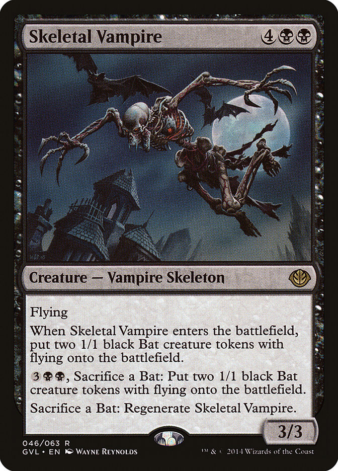 Skeletal Vampire (Garruk vs. Liliana) [Duel Decks Anthology] | Gamer Loot