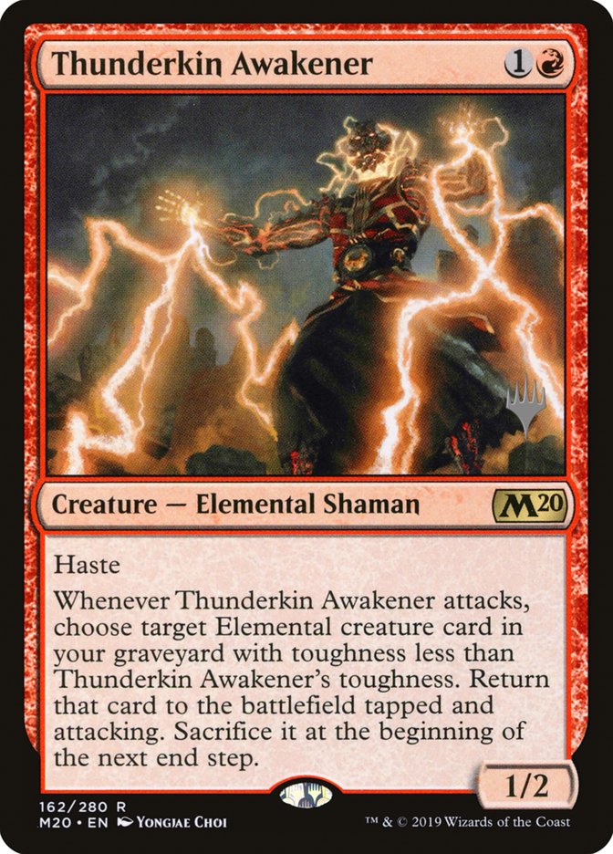 Thunderkin Awakener (Promo Pack) [Core Set 2020 Promos] | Gamer Loot