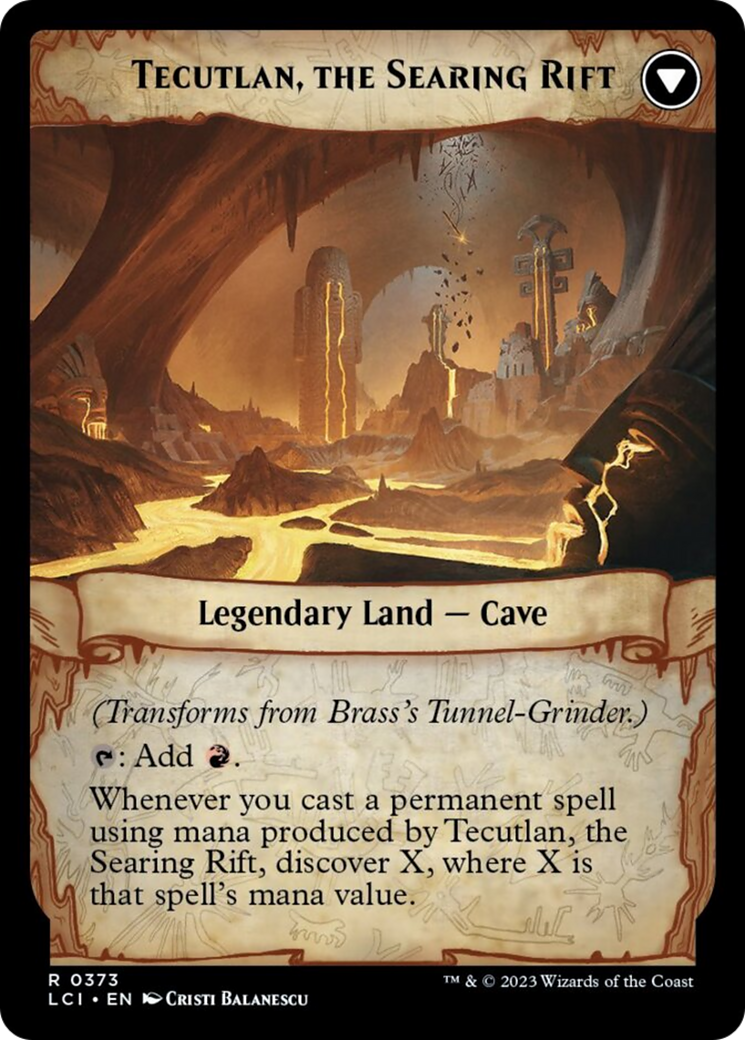 Brass's Tunnel-Grinder // Tecutlan, The Searing Rift [The Lost Caverns of Ixalan] | Gamer Loot