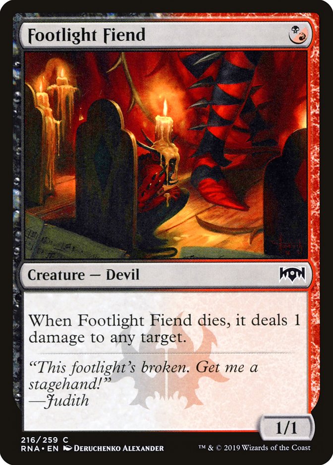Footlight Fiend [Ravnica Allegiance] | Gamer Loot