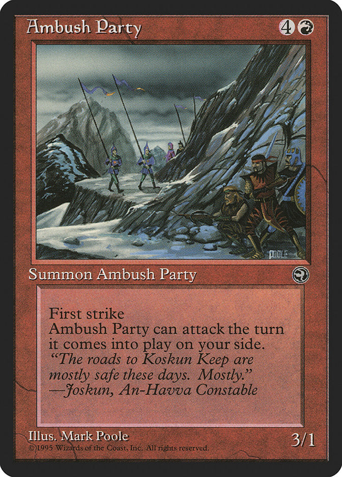 Ambush Party (Joskun Flavor Text) [Homelands] | Gamer Loot