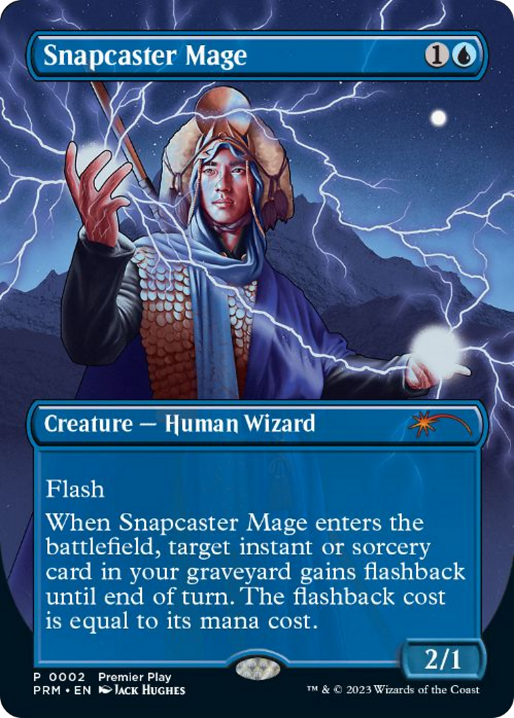 Snapcaster Mage (Borderless Alternate Art) [Regional Championship Qualifiers 2023] | Gamer Loot