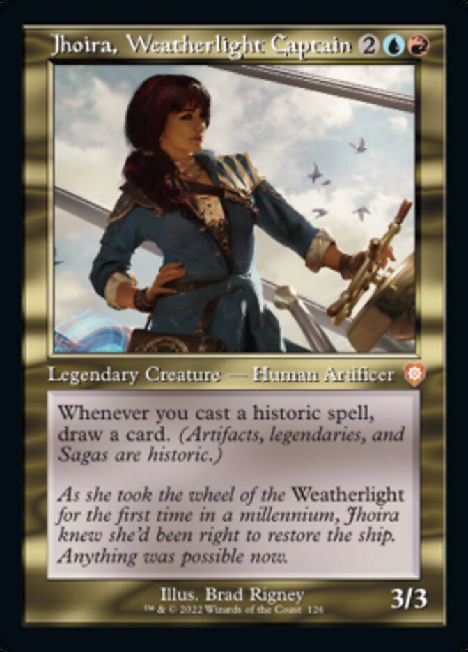 Jhoira, Weatherlight Captain (Retro) [The Brothers' War Commander] | Gamer Loot