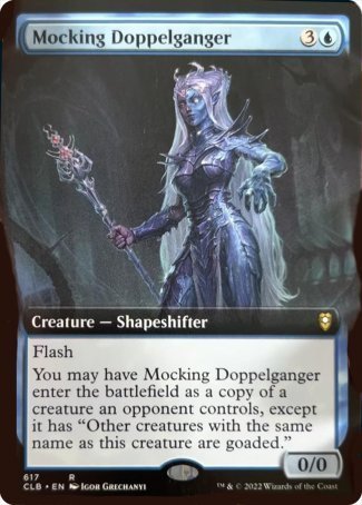 Mocking Doppelganger (Extended Art) [Commander Legends: Battle for Baldur's Gate] | Gamer Loot