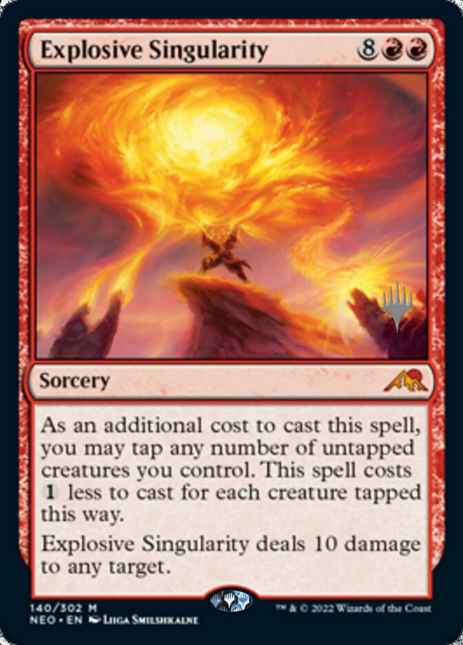 Explosive Singularity (Promo Pack) [Kamigawa: Neon Dynasty Promos] | Gamer Loot