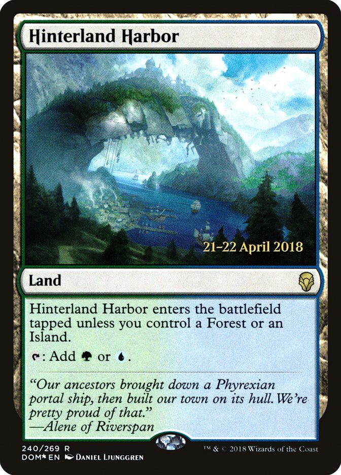 Hinterland Harbor  [Dominaria Prerelease Promos] | Gamer Loot