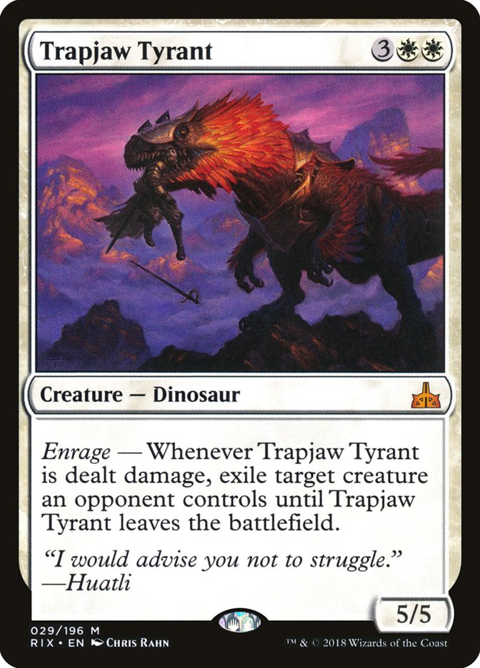 Trapjaw Tyrant [Rivals of Ixalan] | Gamer Loot