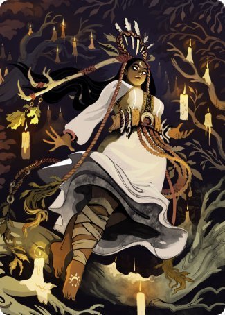 Candlegrove Witch 2 Art Card [Innistrad: Midnight Hunt Art Series] | Gamer Loot
