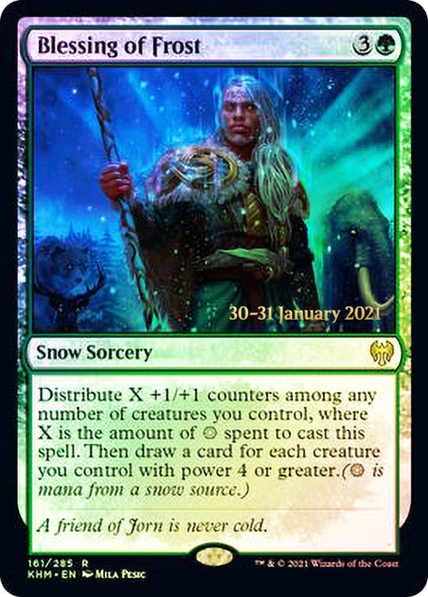 Blessing of Frost [Kaldheim Prerelease Promos] | Gamer Loot