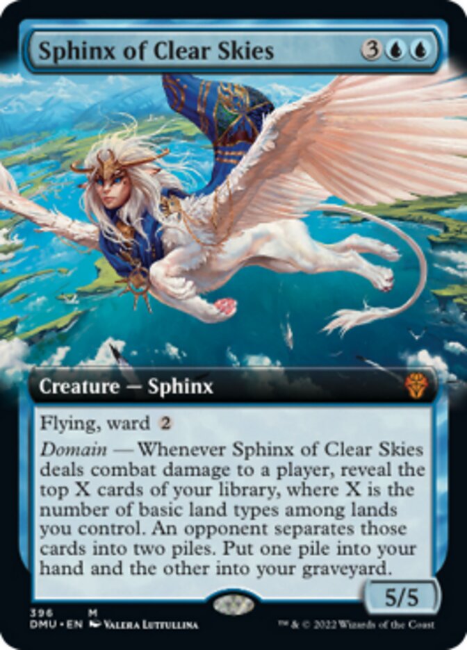 Sphinx of Clear Skies (Extended Art) [Dominaria United] | Gamer Loot