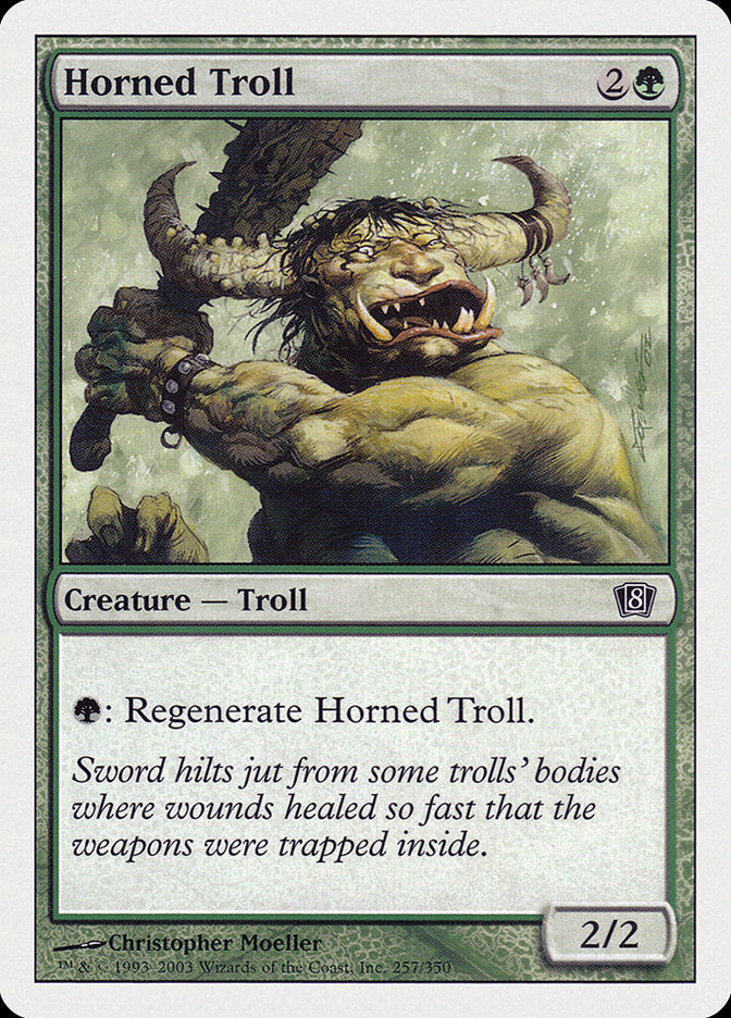 Horned Troll [Eighth Edition] | Gamer Loot