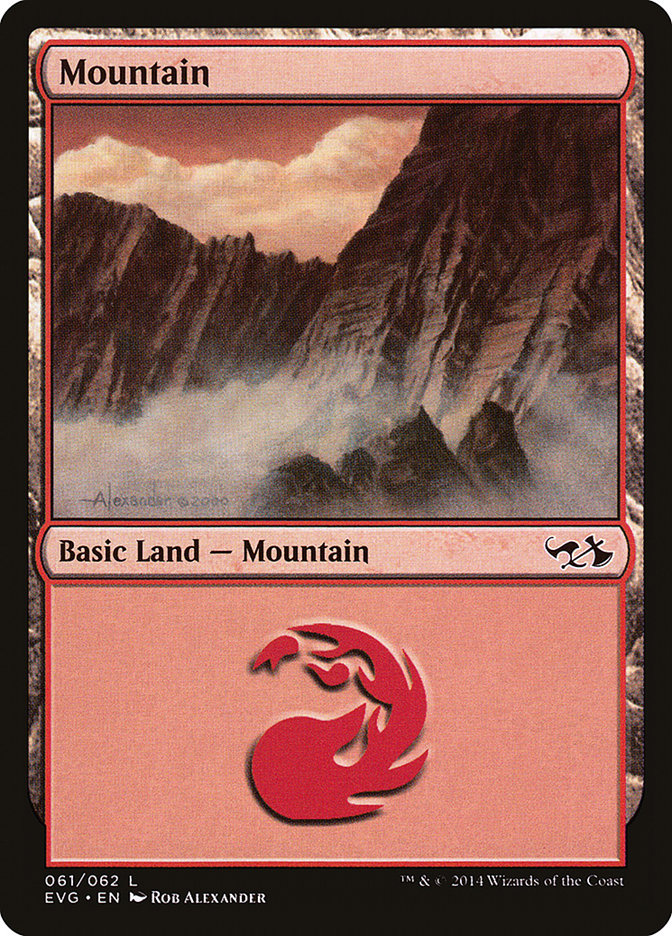 Mountain (61) (Elves vs. Goblins) [Duel Decks Anthology] | Gamer Loot