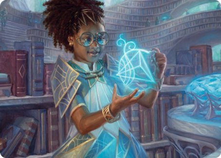 Zimone, Quandrix Prodigy Art Card [Strixhaven: School of Mages Art Series] | Gamer Loot