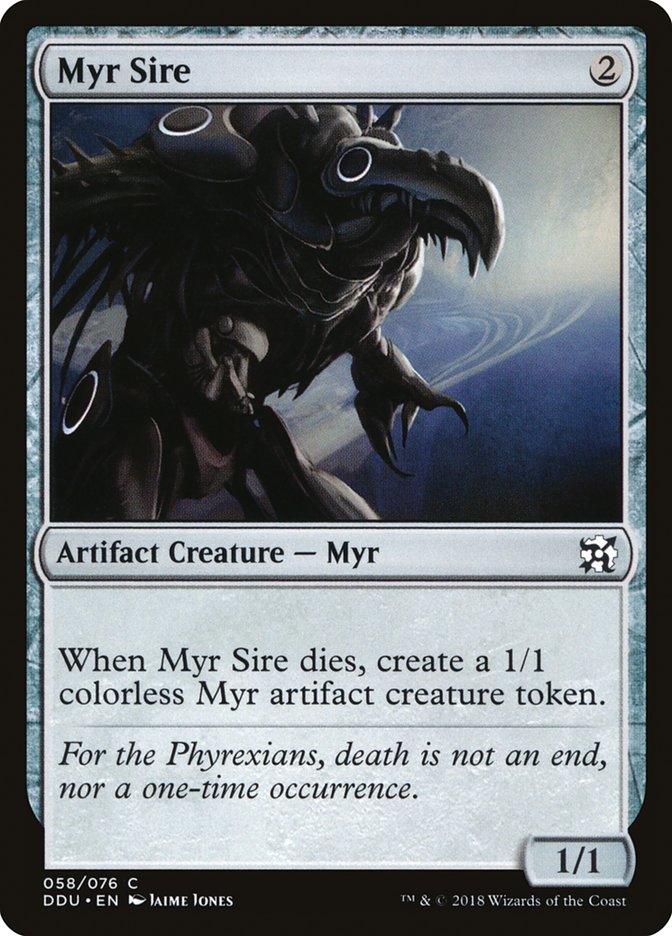 Myr Sire [Duel Decks: Elves vs. Inventors] | Gamer Loot