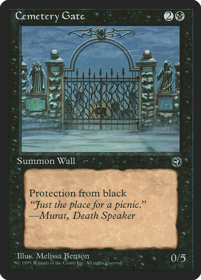 Cemetery Gate (Murat Flavor Text) [Homelands] | Gamer Loot