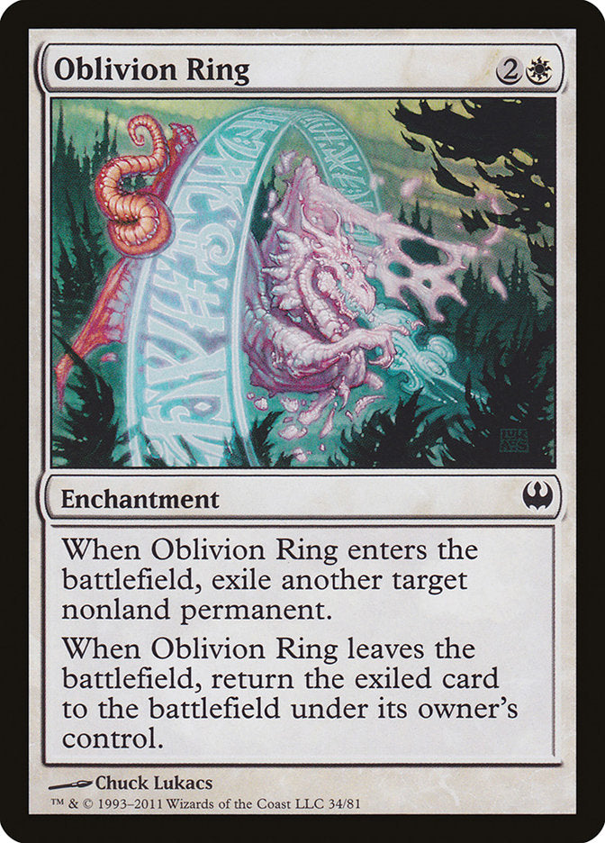 Oblivion Ring [Duel Decks: Knights vs. Dragons] | Gamer Loot