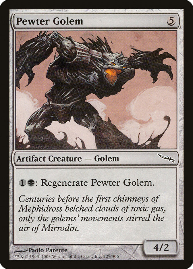 Pewter Golem [Mirrodin] | Gamer Loot