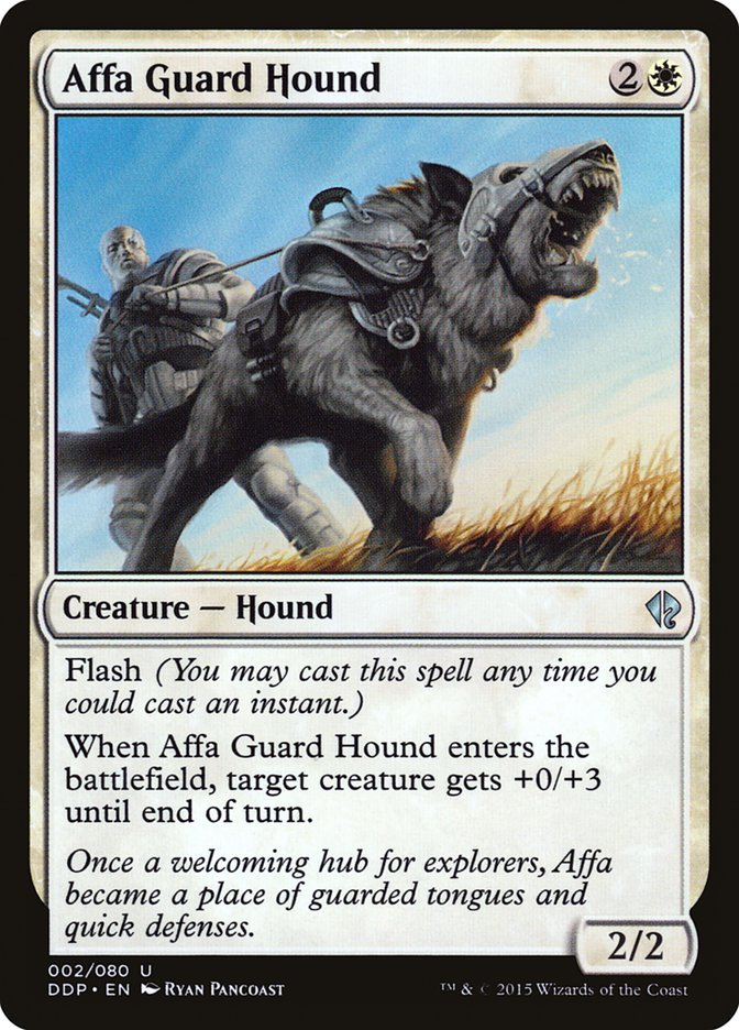 Affa Guard Hound [Duel Decks: Zendikar vs. Eldrazi] | Gamer Loot