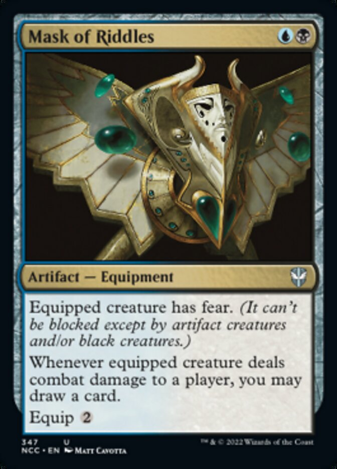 Mask of Riddles [Streets of New Capenna Commander] | Gamer Loot