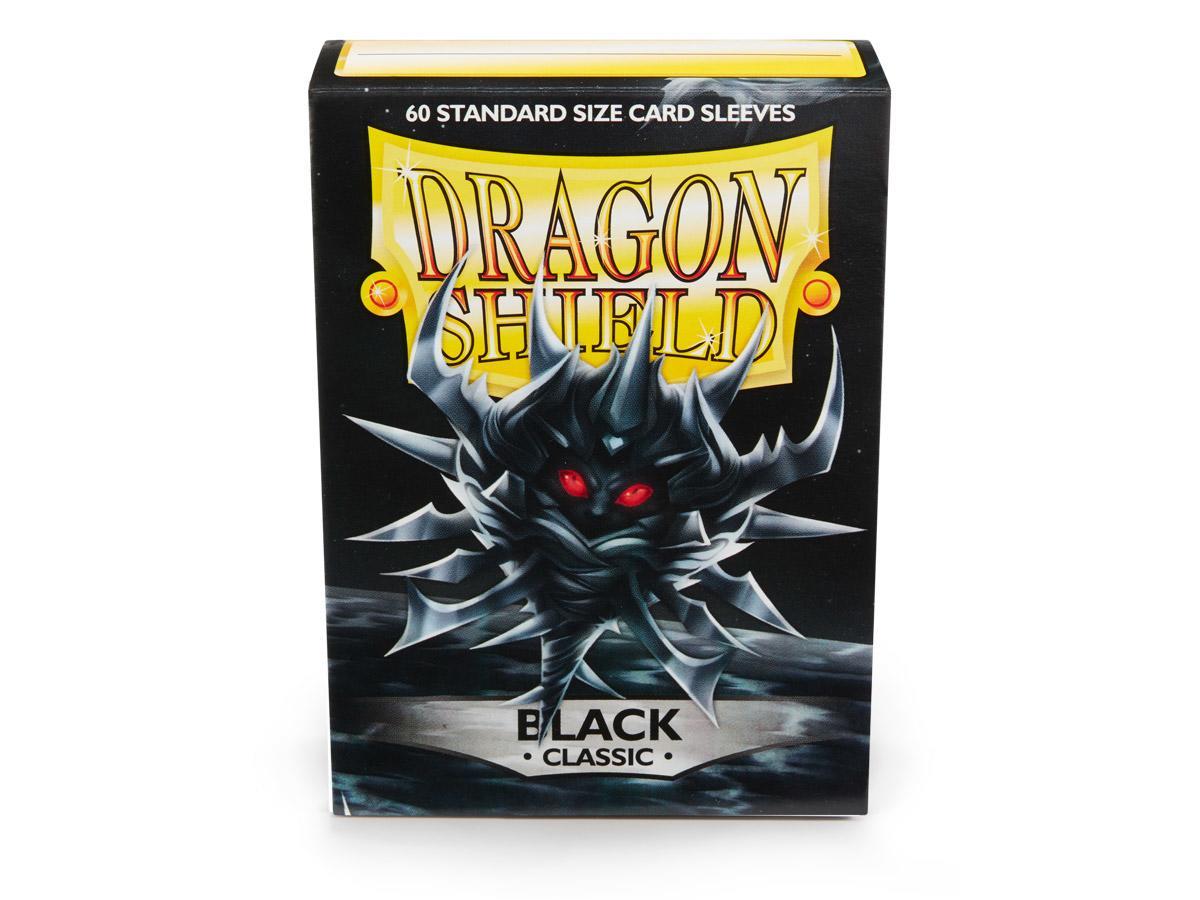 Dragon Shield Classic Sleeve - Black ‘Locus’ 60ct | Gamer Loot