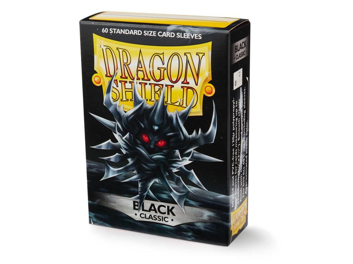 Dragon Shield Classic Sleeve - Black ‘Locus’ 60ct | Gamer Loot