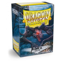 Dragon Shield Classic Sleeve -  Black ‘Rhipodon’ 100ct | Gamer Loot