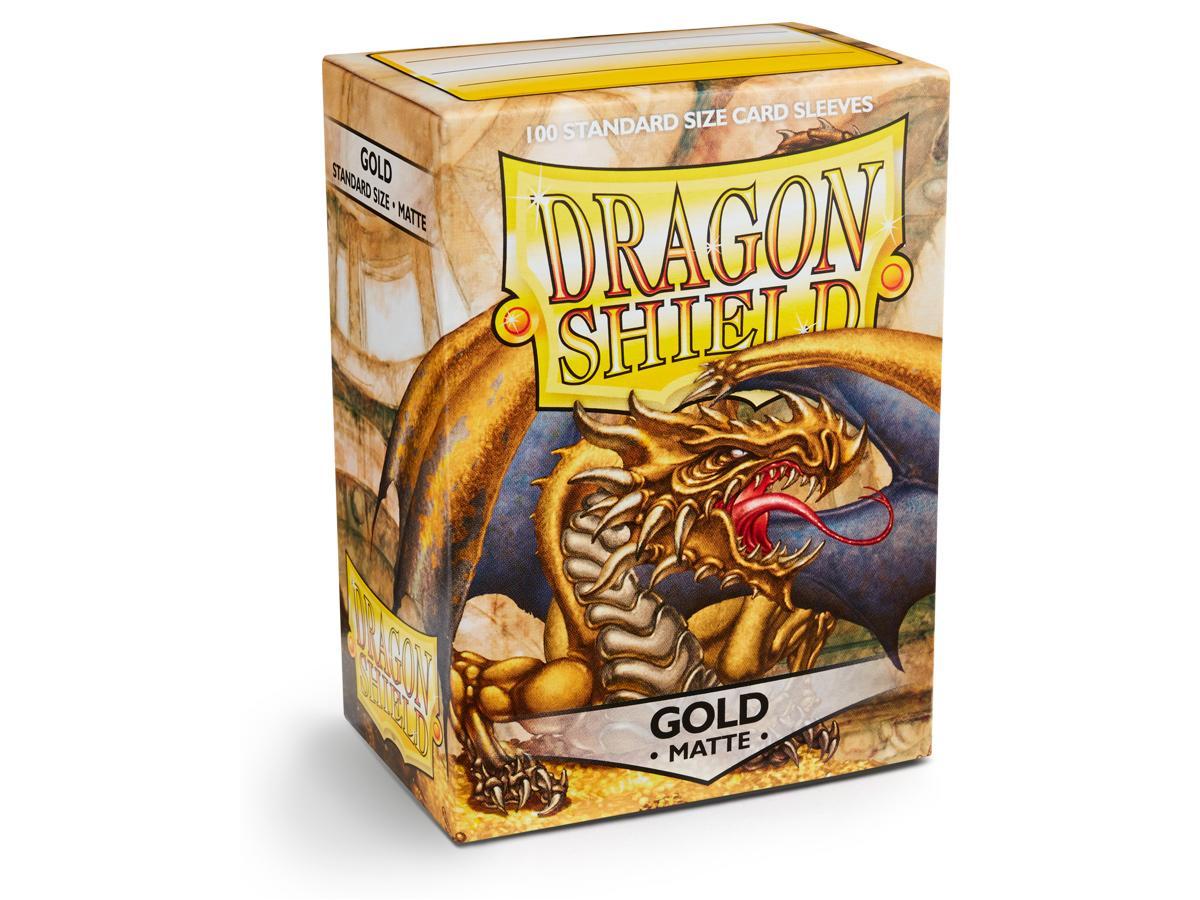 Dragon Shield Matte Sleeve - Gold ‘Gygex’ 100ct | Gamer Loot